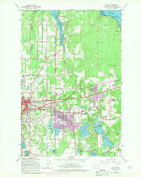 Download a high-resolution, GPS-compatible USGS topo map for Lacey, WA (1969 edition)