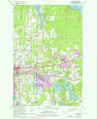 Download a high-resolution, GPS-compatible USGS topo map for Lacey, WA (1976 edition)