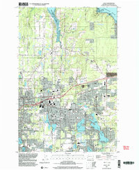Download a high-resolution, GPS-compatible USGS topo map for Lacey, WA (2003 edition)