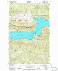 Download a high-resolution, GPS-compatible USGS topo map for Lake Crescent, WA (1986 edition)