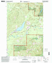 preview thumbnail of historical topo map of Clallam County, WA in 1999