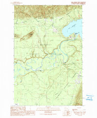 1990 Map of Amanda Park, WA
