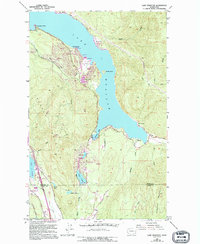 Download a high-resolution, GPS-compatible USGS topo map for Lake Whatcom, WA (1994 edition)