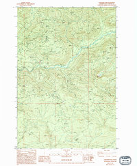 preview thumbnail of historical topo map of Cowlitz County, WA in 1983