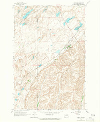 Download a high-resolution, GPS-compatible USGS topo map for Lamont NW, WA (1965 edition)