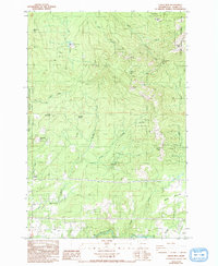 Download a high-resolution, GPS-compatible USGS topo map for Larch Mtn, WA (1993 edition)