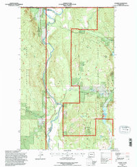 Download a high-resolution, GPS-compatible USGS topo map for Laurier, WA (1996 edition)