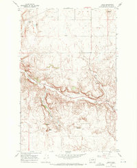 Download a high-resolution, GPS-compatible USGS topo map for Leahy, WA (1971 edition)