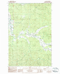 Download a high-resolution, GPS-compatible USGS topo map for Lebam, WA (1986 edition)