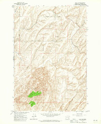 Download a high-resolution, GPS-compatible USGS topo map for Levey NE, WA (1965 edition)