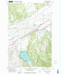 Download a high-resolution, GPS-compatible USGS topo map for Liberty Lake, WA (1977 edition)