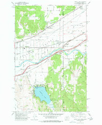Download a high-resolution, GPS-compatible USGS topo map for Liberty Lake, WA (1977 edition)