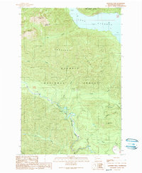 Download a high-resolution, GPS-compatible USGS topo map for Lightning Peak, WA (1990 edition)