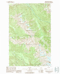 Download a high-resolution, GPS-compatible USGS topo map for Lime Mountain, WA (1988 edition)