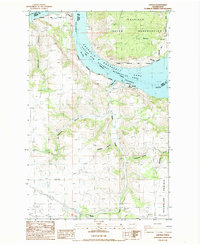 Download a high-resolution, GPS-compatible USGS topo map for Lincoln, WA (1985 edition)
