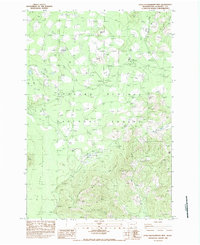 Download a high-resolution, GPS-compatible USGS topo map for Little Huckleberry Mtn, WA (1983 edition)