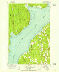 Download a high-resolution, GPS-compatible USGS topo map for Lofall, WA (1955 edition)