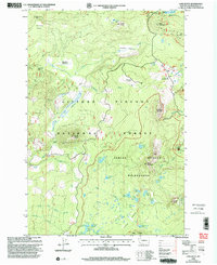 Download a high-resolution, GPS-compatible USGS topo map for Lone Butte, WA (2003 edition)
