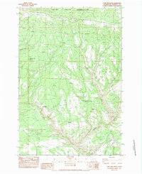 Download a high-resolution, GPS-compatible USGS topo map for Lone Pine Butte, WA (1983 edition)