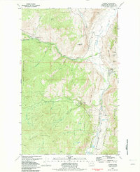Download a high-resolution, GPS-compatible USGS topo map for Loomis, WA (1982 edition)