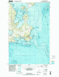 preview thumbnail of historical topo map of San Juan County, WA in 1998
