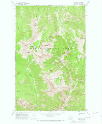 Download a high-resolution, GPS-compatible USGS topo map for Lost Peak, WA (1973 edition)