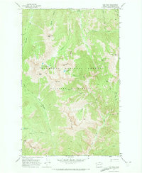 Download a high-resolution, GPS-compatible USGS topo map for Lost Peak, WA (1973 edition)