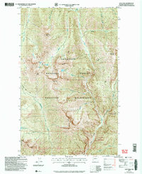 Download a high-resolution, GPS-compatible USGS topo map for Lost Peak, WA (2006 edition)