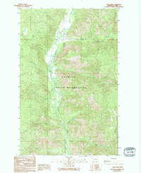 Download a high-resolution, GPS-compatible USGS topo map for Louie Creek, WA (1994 edition)