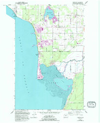 Download a high-resolution, GPS-compatible USGS topo map for Lummi Bay, WA (1995 edition)
