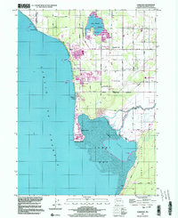 Download a high-resolution, GPS-compatible USGS topo map for Lummi Bay, WA (2003 edition)