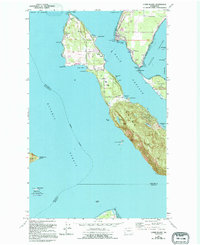 Download a high-resolution, GPS-compatible USGS topo map for Lummi Island, WA (1995 edition)