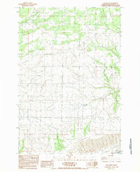 Download a high-resolution, GPS-compatible USGS topo map for Luna Butte, WA (1983 edition)