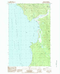 Download a high-resolution, GPS-compatible USGS topo map for Makah Bay, WA (1984 edition)