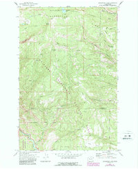 preview thumbnail of historical topo map of Kittitas County, WA in 1971