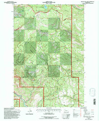 preview thumbnail of historical topo map of Kittitas County, WA in 1992