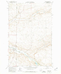 preview thumbnail of historical topo map of Lincoln County, WA in 1968