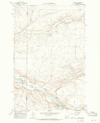 Download a high-resolution, GPS-compatible USGS topo map for Marlin, WA (1971 edition)