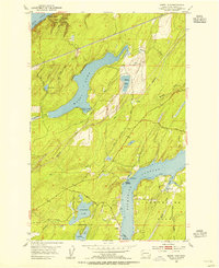 Download a high-resolution, GPS-compatible USGS topo map for Mason Lake, WA (1955 edition)