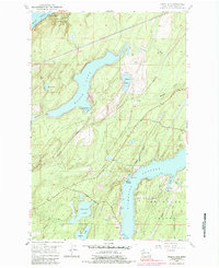 Download a high-resolution, GPS-compatible USGS topo map for Mason Lake, WA (1984 edition)