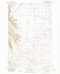 preview thumbnail of historical topo map of Franklin County, WA in 1975