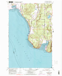 preview thumbnail of historical topo map of Island County, WA in 1953