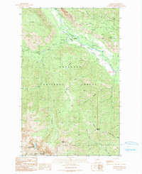 Download a high-resolution, GPS-compatible USGS topo map for Mazama, WA (1991 edition)