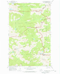 Download a high-resolution, GPS-compatible USGS topo map for Mc Alester Mtn, WA (1977 edition)