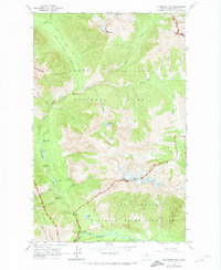 Download a high-resolution, GPS-compatible USGS topo map for Mc Gregor Mtn, WA (1974 edition)
