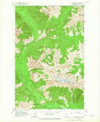 Download a high-resolution, GPS-compatible USGS topo map for Mc Gregor Mtn, WA (1964 edition)