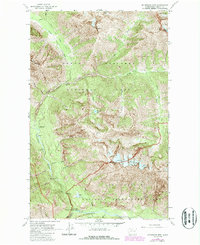 Download a high-resolution, GPS-compatible USGS topo map for Mc Gregor Mtn, WA (1987 edition)