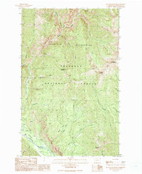 Download a high-resolution, GPS-compatible USGS topo map for Mc Leod Mountain, WA (1991 edition)