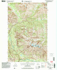 Download a high-resolution, GPS-compatible USGS topo map for McGregor Mountain, WA (2008 edition)