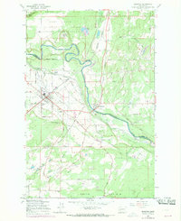 Download a high-resolution, GPS-compatible USGS topo map for McKenna, WA (1969 edition)